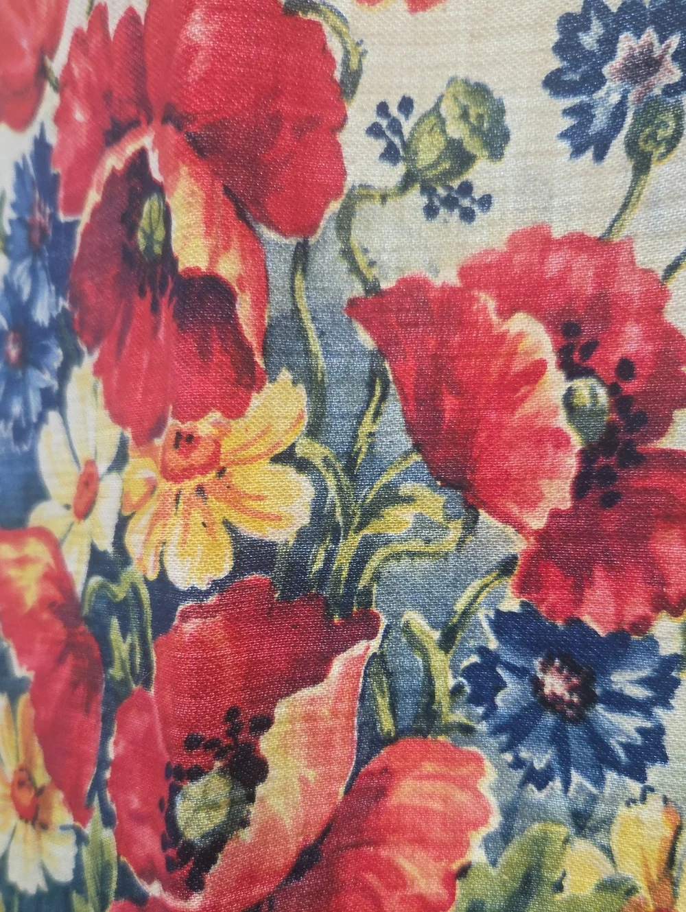 Vintage G W Litho  Craft Floral Tee Towel 1 Ct.